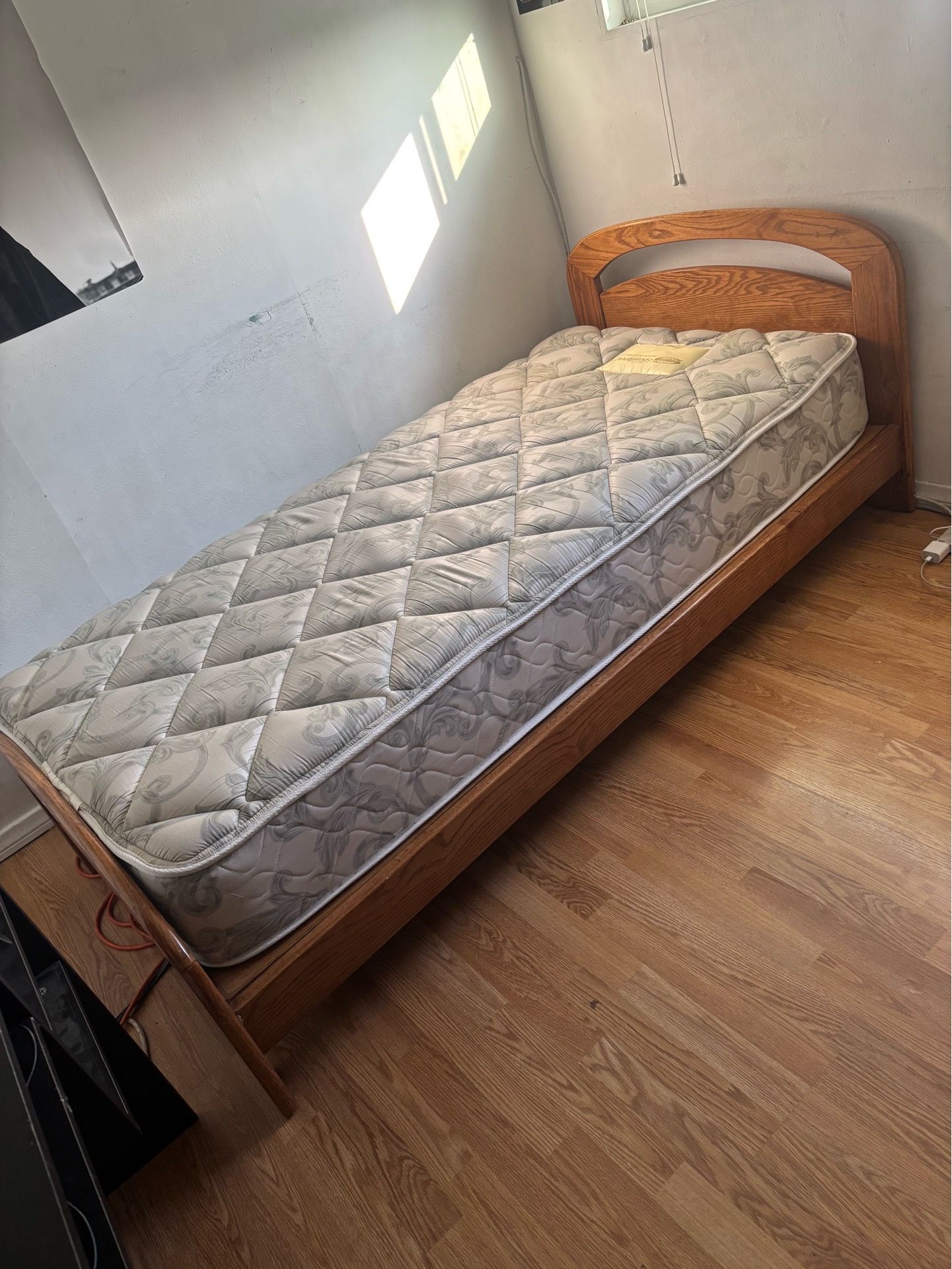 Mattress and bed frame