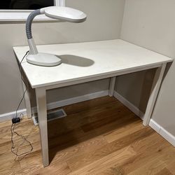 White IKEA Desk/Table