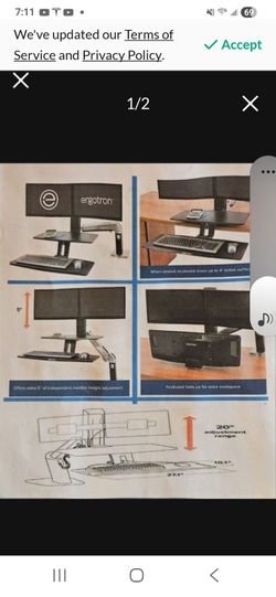 Ergotron Sit-Stand Desk Workstation