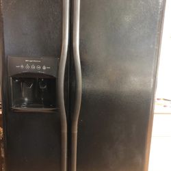 Frigidaire Black Refrigerator Side By Side