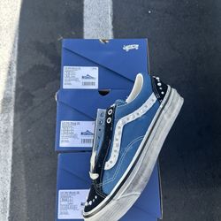 VANS OLD SKOOL 36 PEARLIZED NAVY SIZE 10.5M & 7M/8.5W