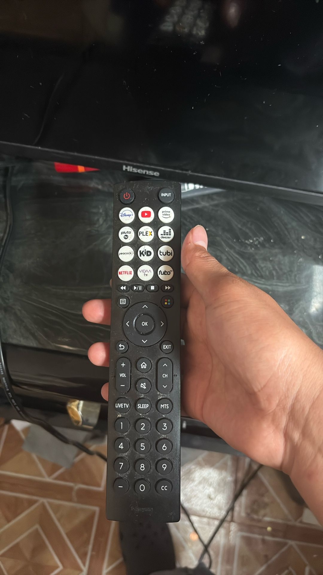 Hisense Tv Size35 By 23 Inch 