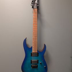 Ibanez six string strat-style electric guitar