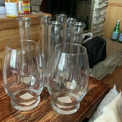 Flower Vase Lot  (Glass) 