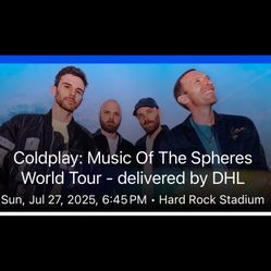 Coldplay Ticket