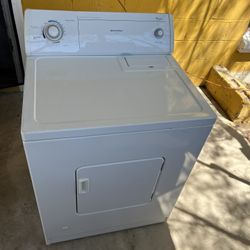 Whirlpool White Gas Dryer 