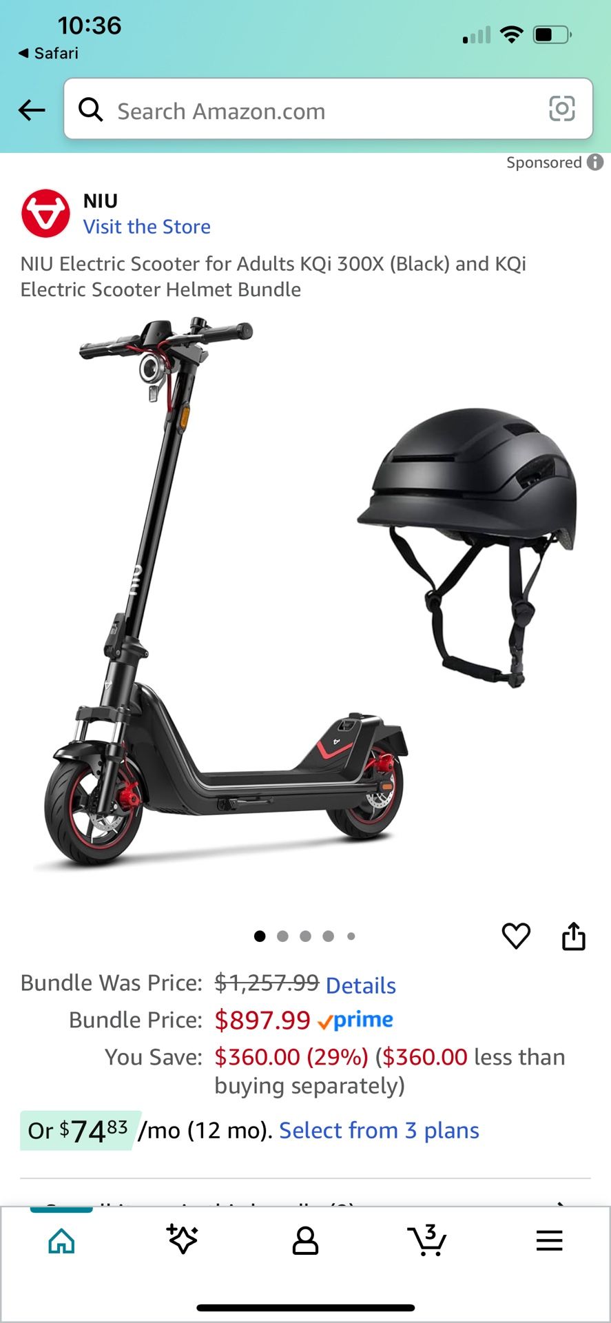 NIU KQI300 Electric Scooter