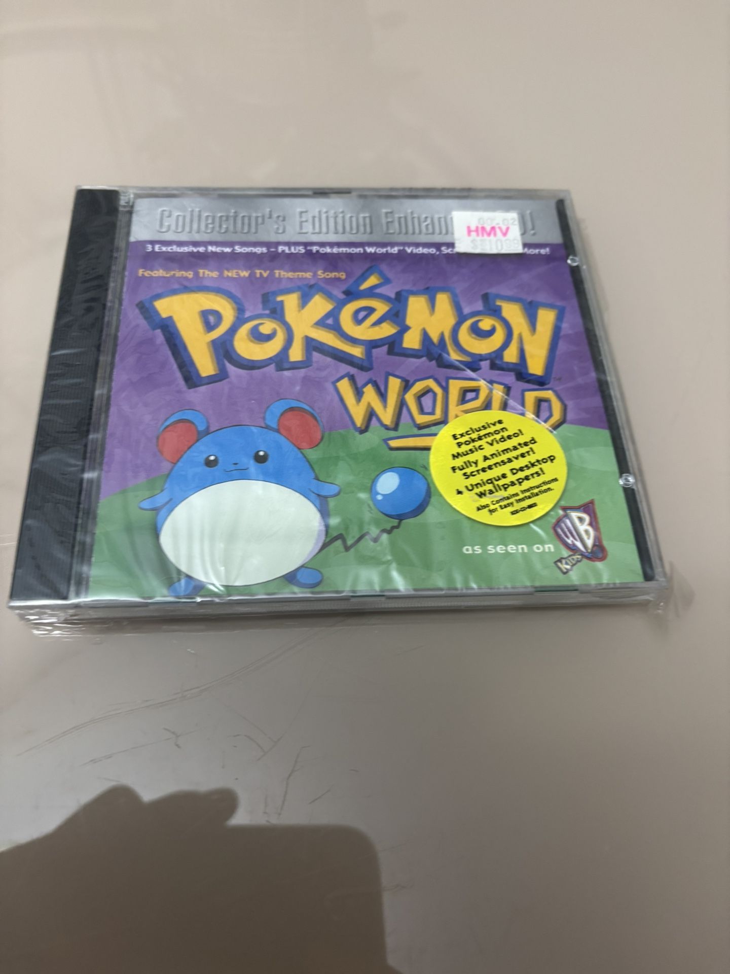 Pokemon World CD 3 track single Pikachu Winter Vacation Nintendo WB Kid tv theme