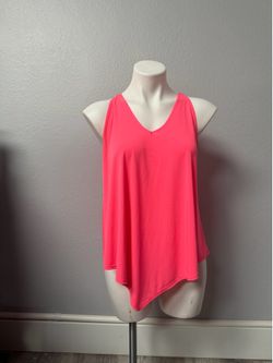 Bright Pink Flowy Tank Top