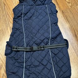 Dog Jacket. Dog winter coat Medium Dog coat fleece lined warm dog coat. With Waist, Chest And Leg Strap