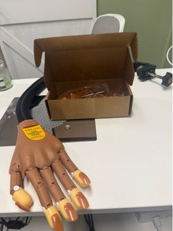 Nail practice hand