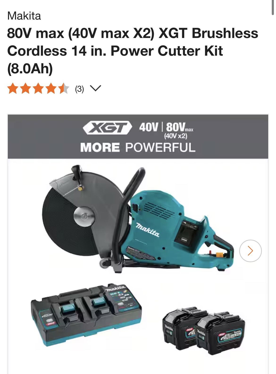 Makita Power Cuter Kit