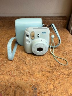 FujiFilm Blue Instax Mini 8 Camera with Case