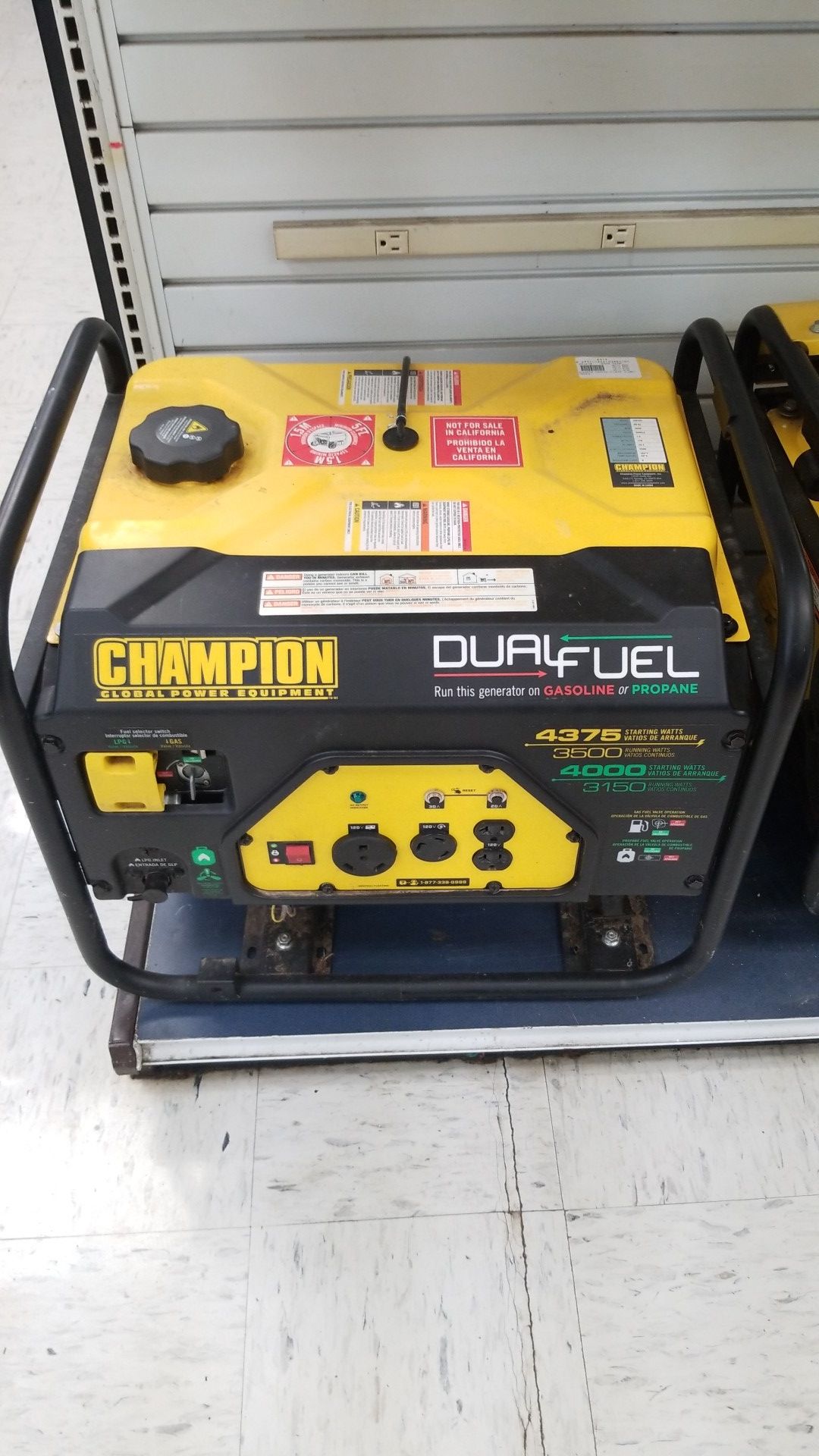 Champion Duel Fuel Generator