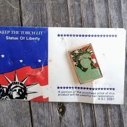 VINTAGE RARE 1986 Statue of Liberty Centennial (1886-1986) Lapel/Hat Pin