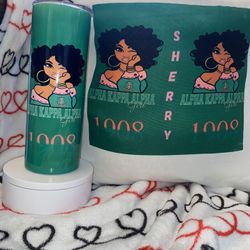 Custom Tote And Tumbler Set