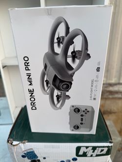 Drone Mini Pro Quadcopter w/ Camera Gray RTR Electric 165ft Range 200