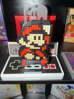 Super Mario Bros. 3 Pixel Pals Mario 001 Light Up Figure #1 NINTENDO 2017