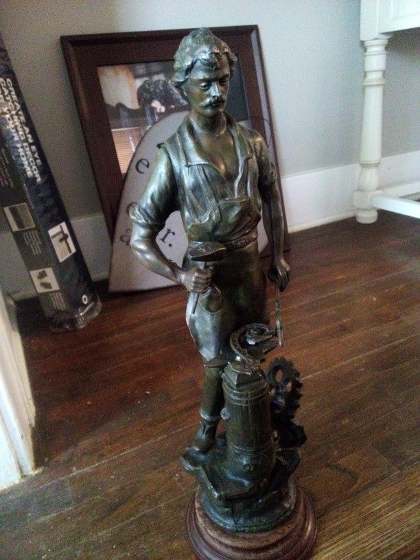 Bronze Statue Blacksmith