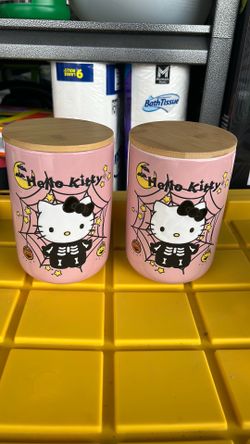 Halloween 🎃 hello kitty Jars