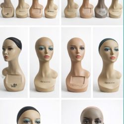 Professional Mannequin Heads – Wig Display – Salon Quality – $30 Each
