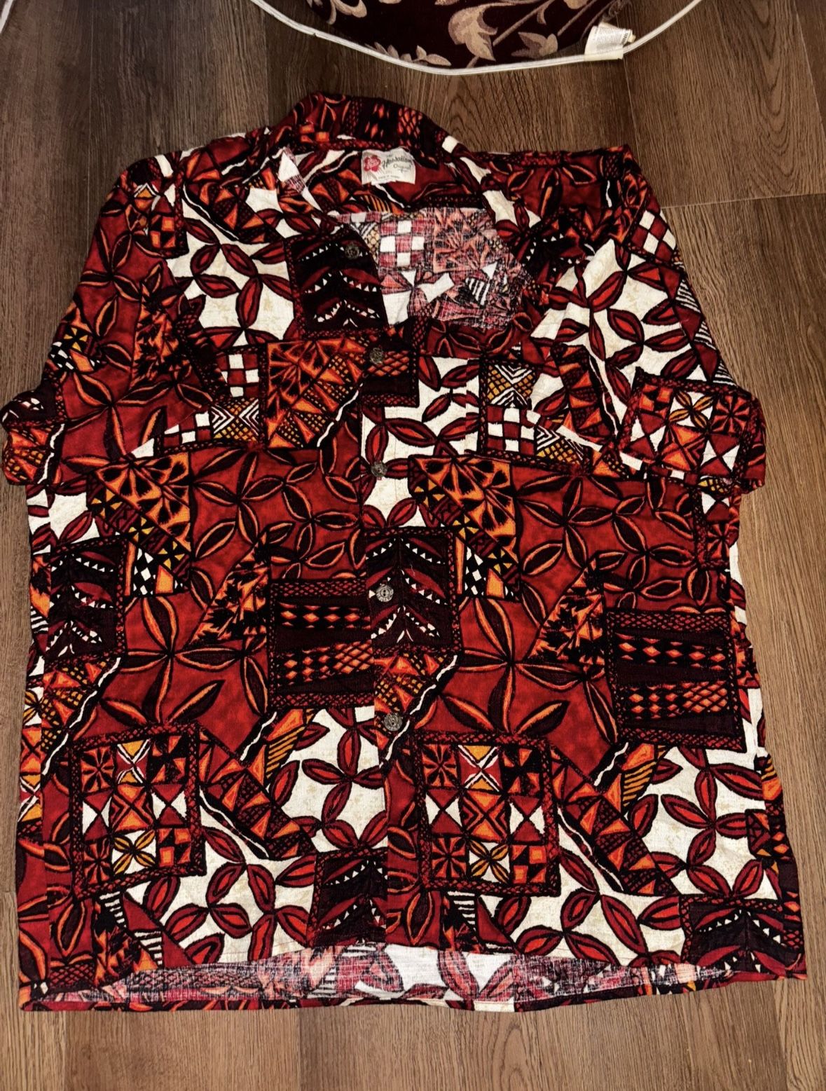 Red Hawaiian Shirt XL