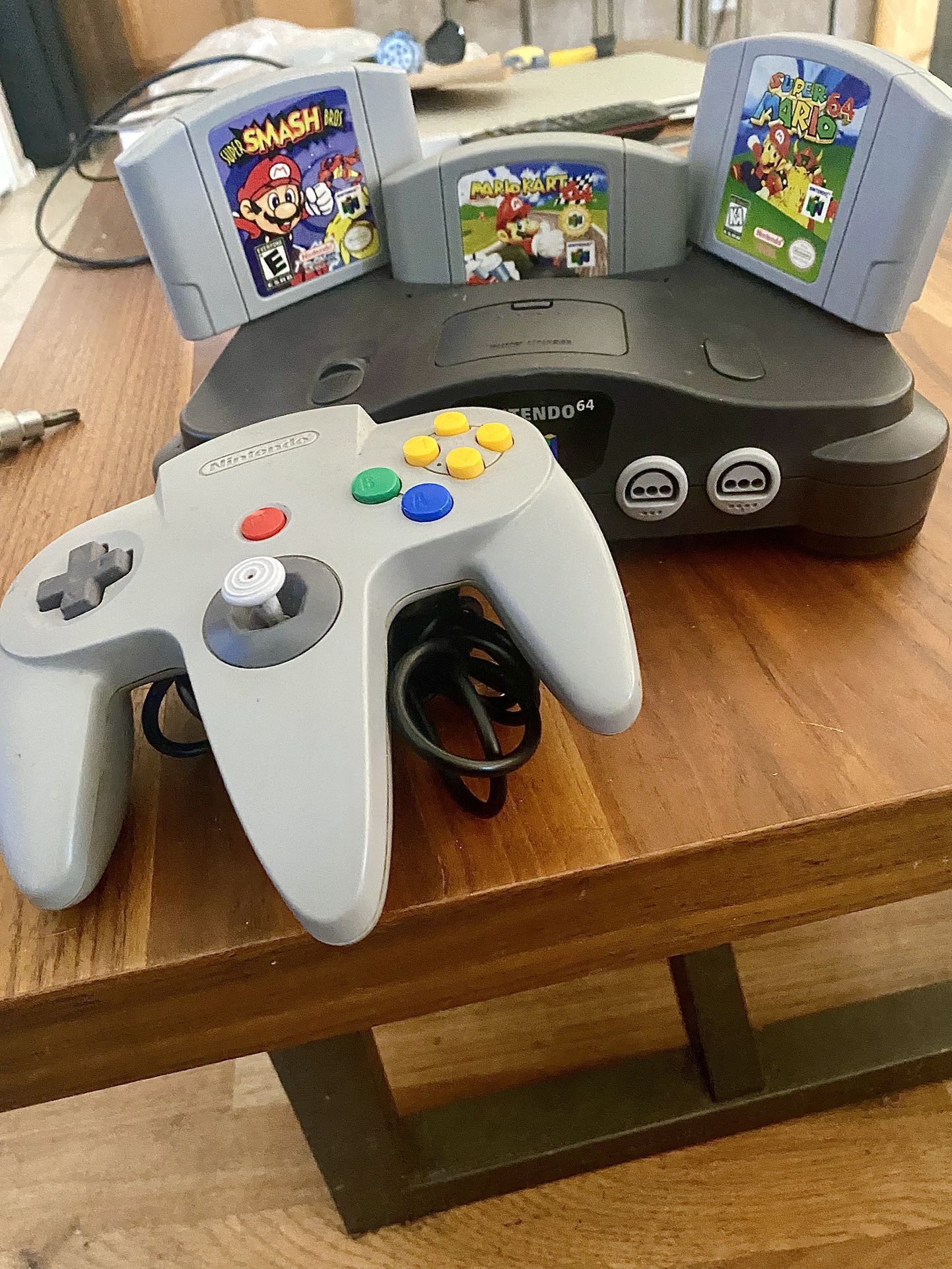 Nintendo 64 w/ 3 Games