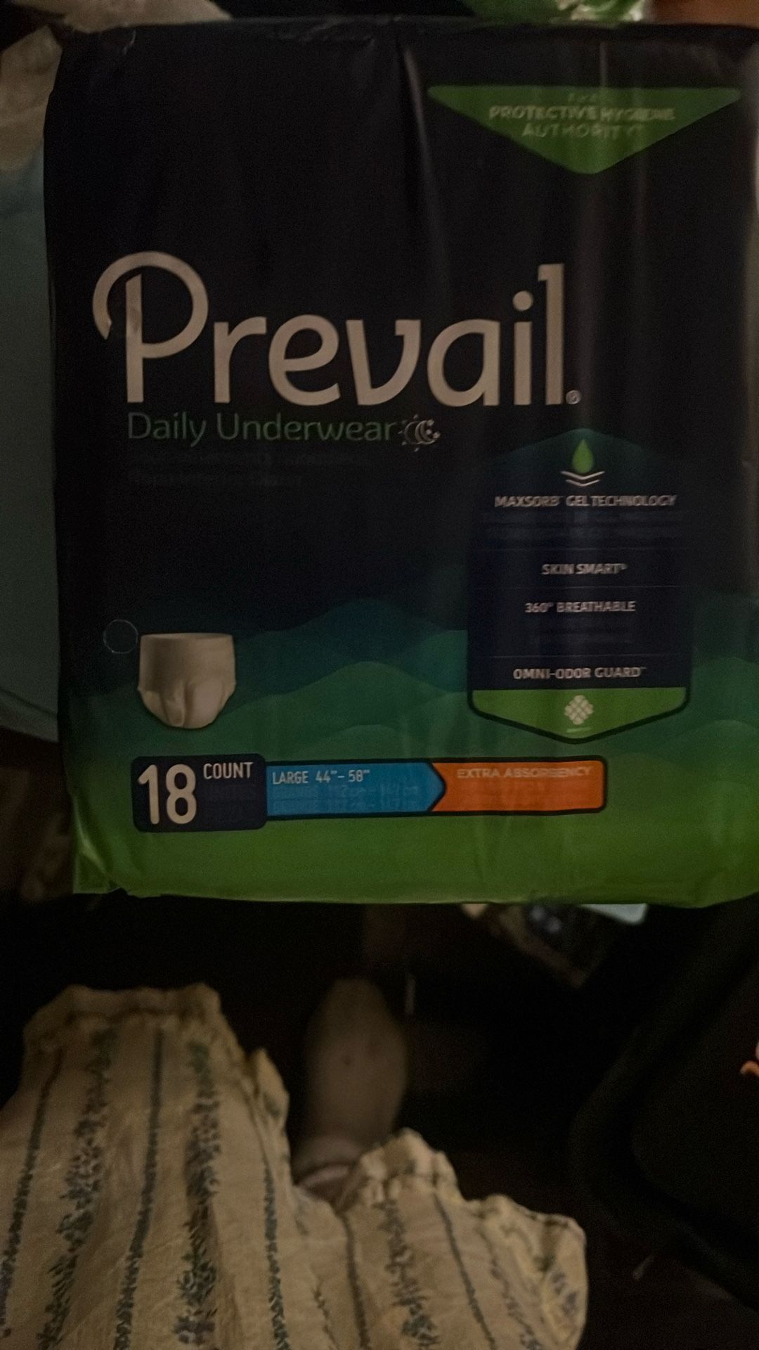 Free Adult Briefs. Size L Disposable