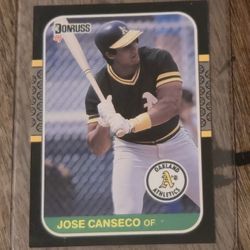 1987 Jose Canseco Donruss #97 Mint Condition 