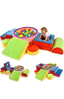 Kids Indoor Foam Climbing Set Brand New
