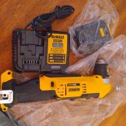 Brand new 20v dewalt right angle drill set.