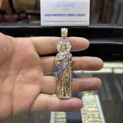 14k 3D San Judas 🎁 We Buy Gold 14k $70 X Gram