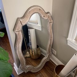 PIER 1 Farm Wood Mirror Perfect