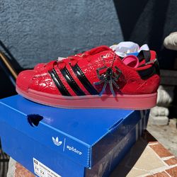 Adidas Superstar Sp5der Red Black (size 11)