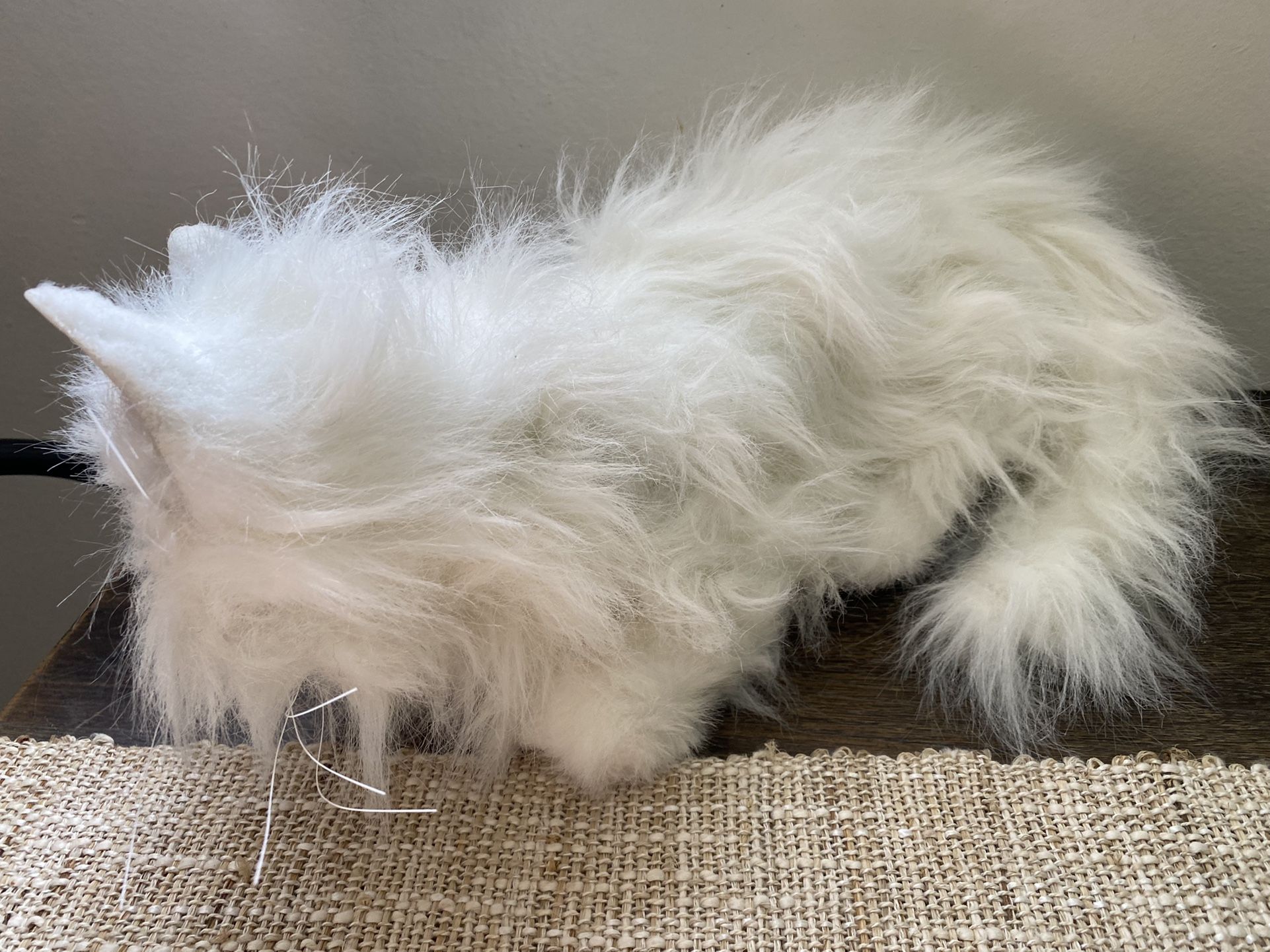 Hasbro FurReal Friends White Persian Cat 2003 Responds To Touch-tiger Electronic