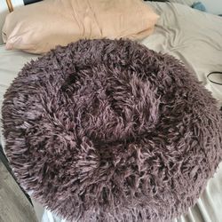Fuzzy Dog Bed