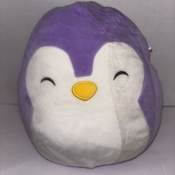 Squishmallows Official Plush 10 inch Elle the Purple Penguin Childs Ultra Soft