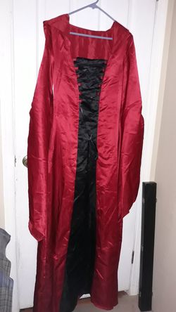 Red/Black Cosplay Size 14 Gown