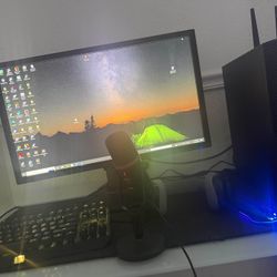Pc Setup With Other Stuff. GeForce Gtx 750 It / 120gb Ssd/ 500Gb Hhd/ Core I5/ 16 Gb Ram/ 122hz Extra Mouse, Ram, And Keyboard (I Will Lower If Wanted