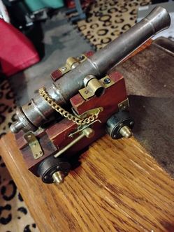 Working black powder firing Cannon