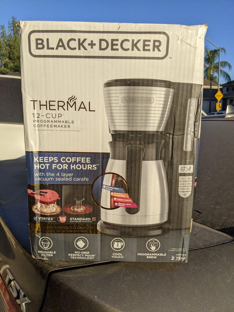 Black & Decker Thermal Coffee Maker $30