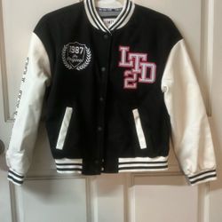 Girls Limited Too Varsity Bomber Jacket 