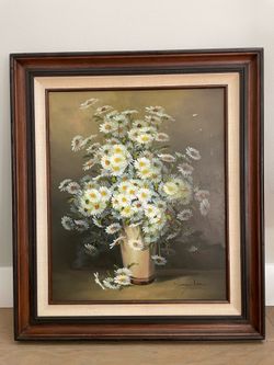 Original floral oil painting