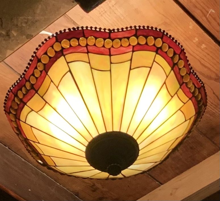Stained Glass Lamp Vintage