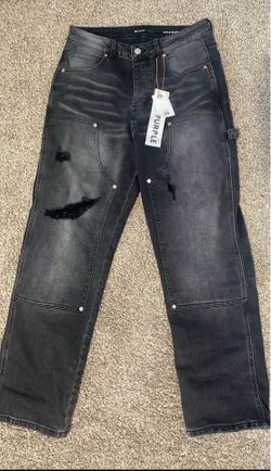 Purple jeans