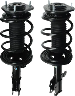 2X Front Struts Shock Absorber Assembly w/Coil Springs Replacement for Toyota Corolla 2003 2004 2005 2006 2007 2008 (172114 172115)