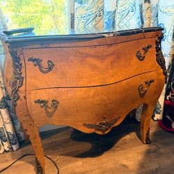 French Louis XV Style Bombe Chest of Drawers