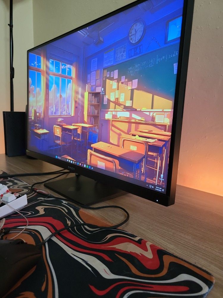 27" 240hz HP OMEN GAMING MONITOR 