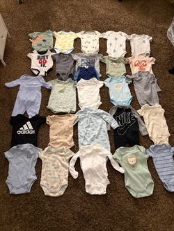 Baby Boy Clothing Lot Nike Adidas Carter's