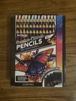 New Colored pencil set (36) with case